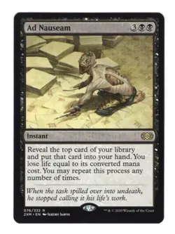 MTG - Ad Nauseam - M/NM - Double Masters - Magic The Gathering - Image 1