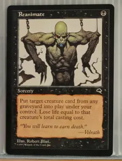 Mtg REANIMATE NM Tempest -Argo- - Image 1