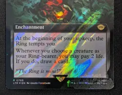 MTG SURGE FOIL Call of the Ring- INKED -The Lord of the Rings Magic Card # 766 - Image 4