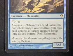 MTG Roil Elemental- DAMAGED -Zendikar Magic the Gathering Card # 062 - Image 4