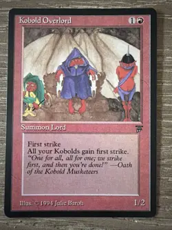 Kobold Goblin Overlord Legends Italian MTG NM Magic: The Gathering - Image 1