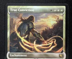 MTG True Conviction- DAMAGED -Signature Spellbook: Gideon Magic Card # 006 - Image 3