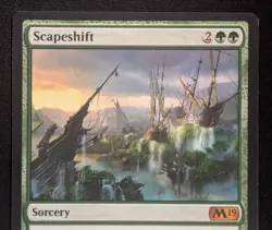 MTG Scapeshift- WRITTEN ON-Core Set 2019 Magic the Gathering Card # 201 - Image 3