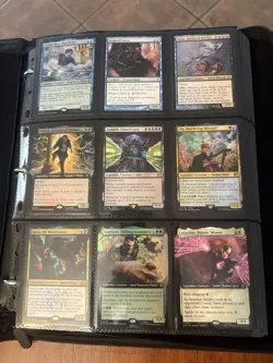 Magic Gathering Cards Collection Binder Lot MTG 360 Rares Mythics Foils - Image 1