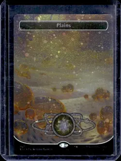 2022 Magic: The Gathering Unfinity Plains Cosmic Foil #235 - Image 1