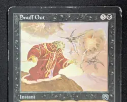 MTG Snuff Out- DAMAGED -Mercadian Masques Magic the Gathering Card # 162 - Image 3