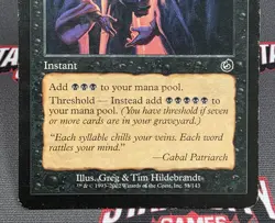 MTG Cabal Ritual- DAMAGED -Torment Magic the Gathering Card # 051 - Image 4