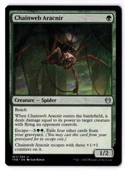 Chainweb Aracnir NM* Theros Beyond Death ENGLISH 167/254 mtg -UnltdCards - Image 1