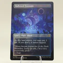 MTG Lorwyn Eclipsed - Hallowed Fountain (Borderless) [FOIL] - ECL - NM - Image 2