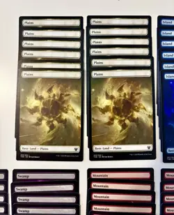 Magic the Gathering Theros Beyond Death 60 Full Art Land Lot. NM - Image 2
