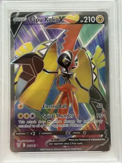 Pokemon TCG Tapu Koko v Sword & Shield Battle Styles Holo Ultra Rare 147/163 - Image 2