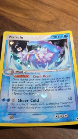 Pokemon Card - Walrein Hidden Legends 15/101 Reverse Holo Rare TCG - Image 4