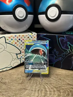 Pokemon TCG Magikarp and Wailord GX Holo Card SM166 - Image 1