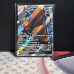 Pokemon Sun & Moon Base Set: Tauros GX Full Art 144/149 - Near Mint! - Image 1