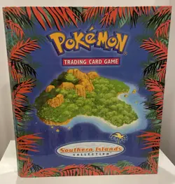 Vintage Pokemon Southern Islands Collection Binder + Binder Cover + Post Cards - Image 2