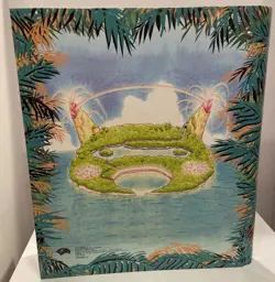 Vintage Pokemon Southern Islands Collection Binder + Binder Cover + Post Cards - Image 3