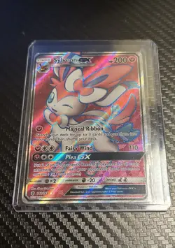 Pokemon TCG Sylveon GX Guardians Rising Holo Full Art Ultra Rare Card 140/145 - Image 1