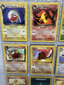 Pokemon Trading Cards Regular 9 Card Mixed Lit Dark Electrode - Image 2