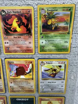 Pokemon Trading Cards Regular 9 Card Mixed Lit Dark Electrode - Image 3