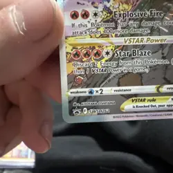 POKEMON TCG SWSH PROMO CHARIZARD VSTAR #SWSH262 FULL ART HOLO 2022 280HP - Image 4