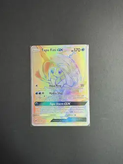 Pokemon TCG Tapu Fini GX Holo Card Burning Shadows 152/147 Secret Rare - Image 1