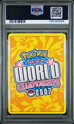 2007 POKEMON WORLD CHAMPIONSHIPS PROMO LEGEND ASCENT #110 VAPOREON EX PSA 5 - Image 2