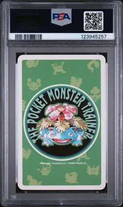 1996 POKEMON GREEN VERSION PLAYING CARDS ACE OF SPADES #150 MEWTWO PSA 10 - Image 2