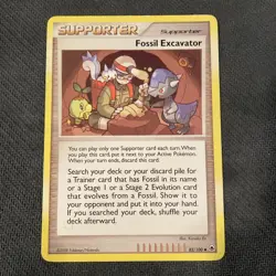 Fossil Excavator 82/100 Pokemon Majestic Dawn Uncommon 2008 LP - Image 1