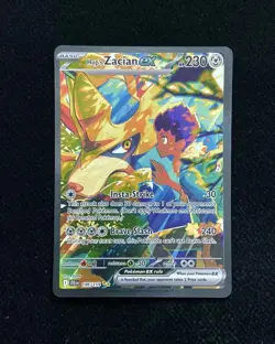 2025 Pokemon TCG English Trading Cards JTG EN 186/159 Hop's Zacian Ex XH39 - Image 1