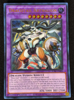 Yugioh Dracotail Arthalion JUSH-EN006 1st Ultra (NM) - Image 1
