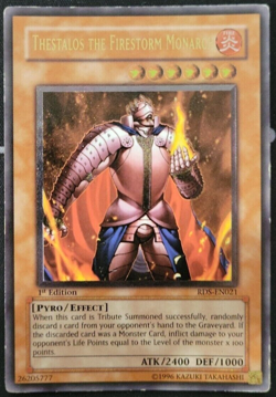 ULTIMATE RARE Thestalos the Firestorm Monarch RDS-EN021 1st Edition Yugioh - HP - Image 1