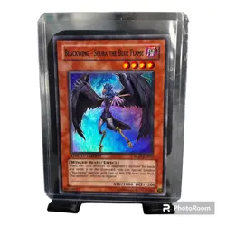 Yugioh Blackwing - Shura The Blue Flame RGBT-ENPP2 Super Rare Limited Edition LP - Image 1