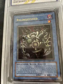 Yu-Gi-Oh Card: Relinquished SDP-001 Holofoil Ultra rare MINT graded 10 - Image 2