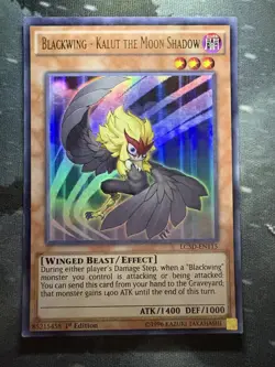 Yugioh Blackwing - Kalut the Moon Shadow LC5D-EN115 Ultra Rare 1st Ed - Image 1