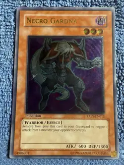 Yu-Gi-Oh! Necro Gardna TAEV-EN012 Tactical Evolution 1st Edition Warrior/Effect - Image 1