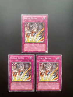Yugioh Ritual Buster SOVR-EN077 Unlimited Edition Common LP/MP X3 - Image 1