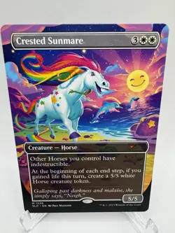 Crested Sunmare (Borderless) [Secret Lair Drop Series] MTG Near Mint - Image 1