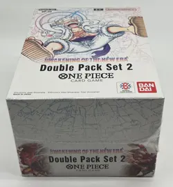 One Piece DP-02 Awakening of the New Era Double Pack Set 2 Box Sealed - Image 1
