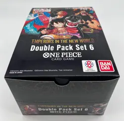 One Piece English TCG Emperors Of The New World OP-09 Double Pack Vol. 6 Display - Image 1