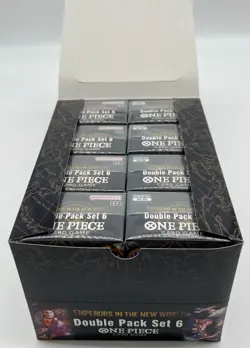 One Piece English TCG Emperors Of The New World OP-09 Double Pack Vol. 6 Display - Image 3