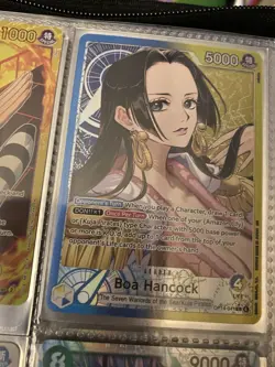 Bandai One Piece Card Game Boa Hancock Leader Card OP14-041 English - Image 1