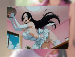 Boa Hancock One Piece Anime Waifu Sexy Goddess Doujin Hentai Lewd Card - Image 1