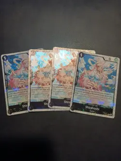 X4 One Piece Card Game TCG PRB01 Shirahoshi Jolly Roger Foil OP05-082 M/NM - Image 1