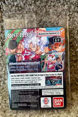 One-Piece Limited-Edition College Basketball Monkey. D. Luffy Card, Unopened - Image 2