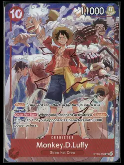 2024 One Piece Monkey.D.Luffy ST10-006 SR - Image 1