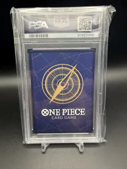 2023 One Piece MONKEY D LUFFY Alt Art #OP02-062 Paramount War English PSA 10 - Image 2