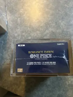 One Piece Romance Dawn Booster Box OP-01 1st Wave English, Blue Bottom W/case - Image 5