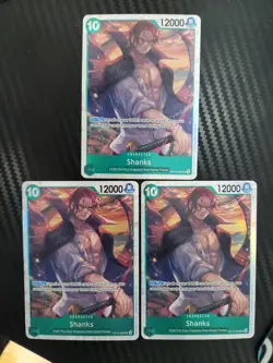 Shanks X3 OP13-028 Carrying On His Will One Piece TCG SR English - Image 1