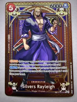 One Piece TCG - A Fist of Divine Speed - Silvers Rayleigh SP OP09-005 - Image 1