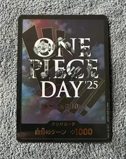 2025 One Piece Day Don!! 25 NM Japanese Promo JPN Card NM - Image 1
